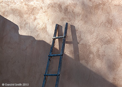 2015 August 25: Adobe ladder shadow