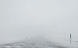 2011 December 27, White-out at mile marker 396 on Highway 285 NM - CO border!