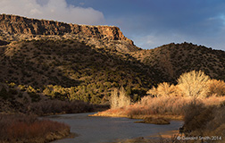 2014 December 17: Evening light in the Orilla Verde, Rio Grande del Norte National Monument, NM