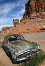 Old Buick in Bluff, Utah