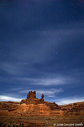 2008 February 14, The Big Dipper and Little Dipper over Valley of the Gods Utah