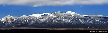 2008 February 27, Taos Mountains in letterbox format