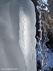 ice in the rio grande gorge