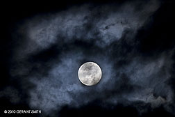 wolf moon, over taos, NM