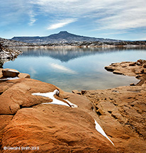 2015 January 25  Abiquiu Lake and Cerro Pedernal, NM