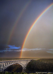 2007 July 24, "Rainbow bridge" at the Rio Grande Gorge Taos, NM