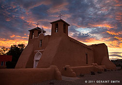 2011 July 29: At the historic St Francis church, Ranchos de Taos