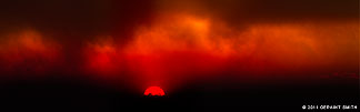2011 June 30, Through the Los Alamos, Las Conchas, fire smoke