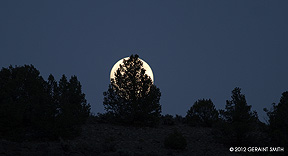 2012 June 06, Moonrise over Black Rock hot springs, NM