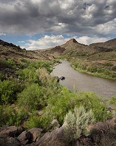 2014 June 19  The Rio Grande from Taos Junction Bridge