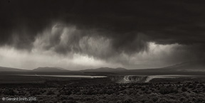 2015 June 03: The light through the storm ... at the Rio Grande Gorge Overlook, Taos, New Mexico