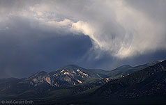 2006 June 29 Clearing rain storm over the mountains of Northern New Mexico