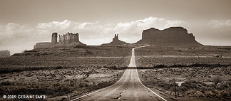 2009 March 08, Highway 163 through Monument Valley on the Utah - Arizona border