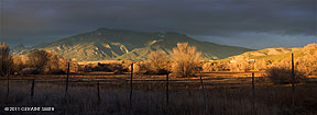 2011 March 08, The light before the storm on Taos Mountain