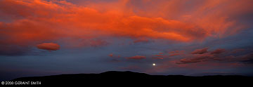 2008 May 19, Moonrise over the foothills in Taos, NM