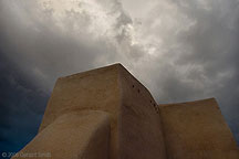 2006 May 25 Church of St Francis under spring storm clouds