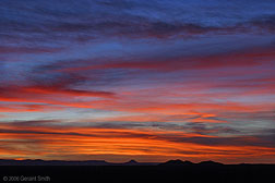 2006 November 07 Yesterday evening's sunset over Cerro Pedernal, New Mexico