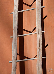 2012 November 18, Ladder shadow chevron at the Mable Dodge Lihan House, Taos, NM