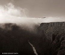 2008 October 07The Rio Grande Gorge and clearing morning fog