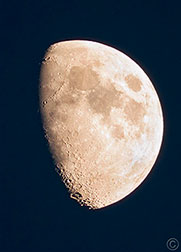 2012 October 24, The moon yesterday evening