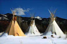 Tipis, San Cristobal, New Mexico