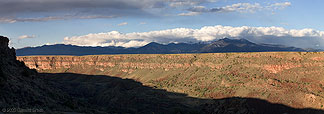 2006 September 24 The Rio Grande Gorge rim and Taos mountains, NM