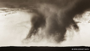 2008 September 15, Storm moving across the mesa west of Taos, NM