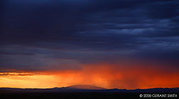 2008 September 22, Storm and sunset over San Antonio mountain