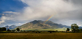 2012 September 13, Taos Mountain rainbow